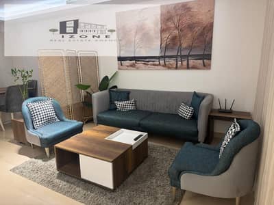 شقة ايجار مفروشة بالكامل كايرو فيستيفال سيتي CFC Living القاهرة الجديدة الدور الثاني 140 متر 2 غرفة نوم 2 حمام موقع مميز