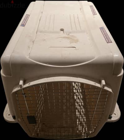 Beige pet carrier made Unted States