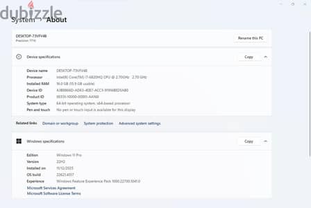 لاب توب Dell Precision