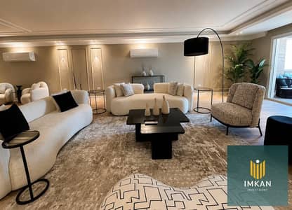 Apartment for sale in the Fifth Settlement, within the Regents Square compound. It features 3 bedrooms and "super-lux" finishing, with a view overlook