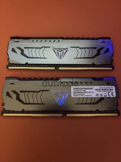 Patriot Viper Steel DDR4 8GB x2 3200 MHz CL16 1.35V عدد ٢ رامات ٨ جيجا