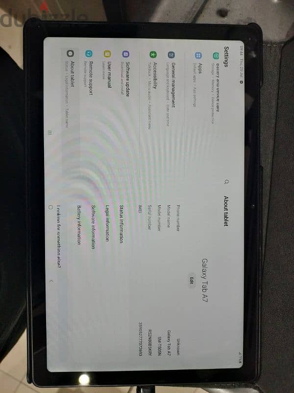 Tab Samsung  A7 2