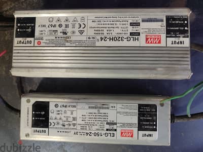 power supply meanwell 24 فولت  محول جهد