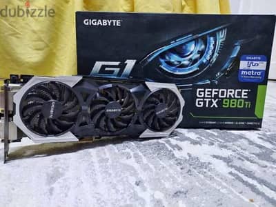 كارت شاشة GTX 980 Ti نسخه 6GB حالة زيرو