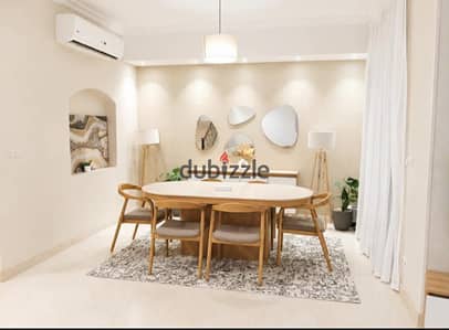 twin house villa for rent fully furnished 216 meter + garden 90 meter 3 bedrooms in mivida