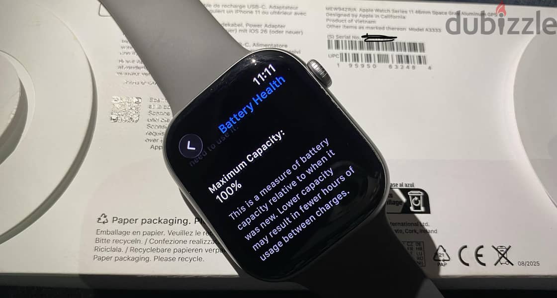 Apple Watch Series 11 Space Gray 3