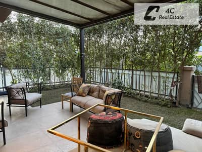 OWN NOW TOWNHOUSE IN DISTRICT 5 NEW CAIRO - TOWNHOUSE + GARDEN -READY TO MOVE FILLY FINISHED+ACs - PRAIM LOCATION