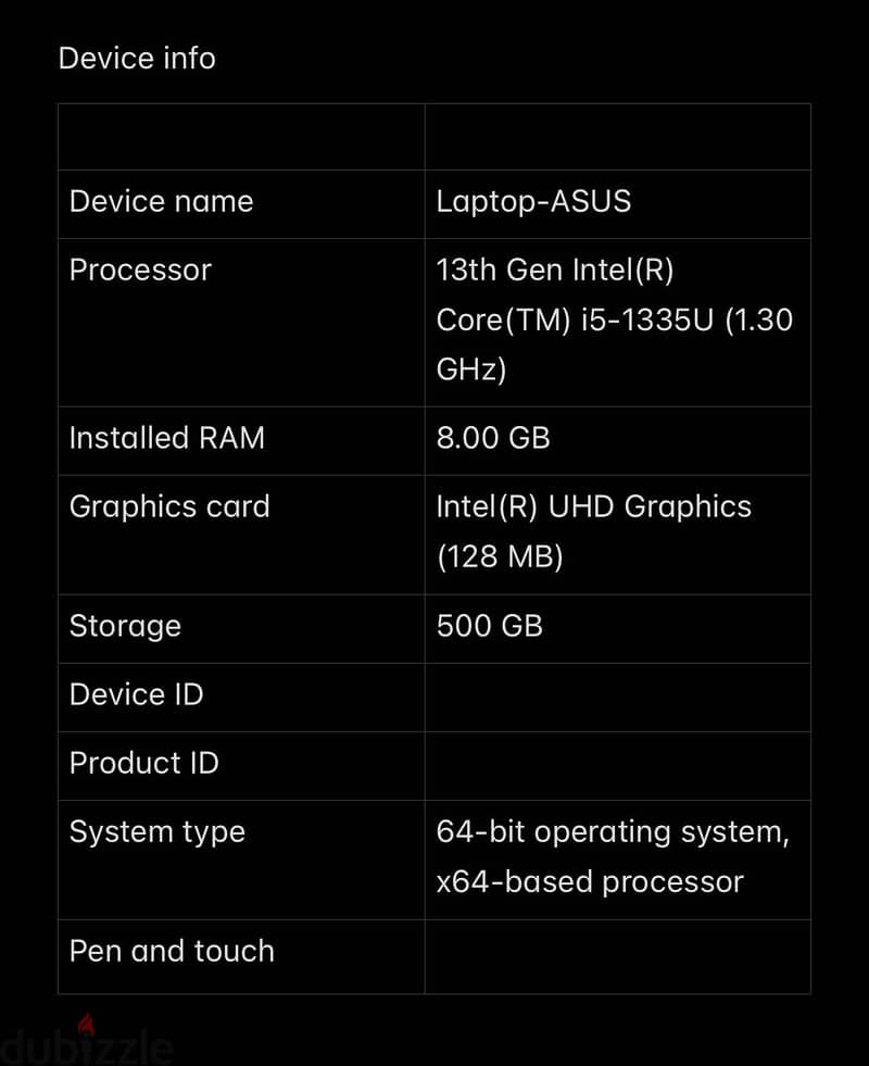 Asus vivobook 5