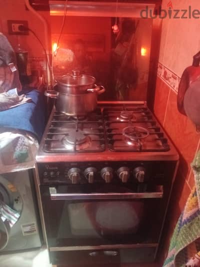 بوتاجاز يونيون أير i-cook فضي أربعة شعلة