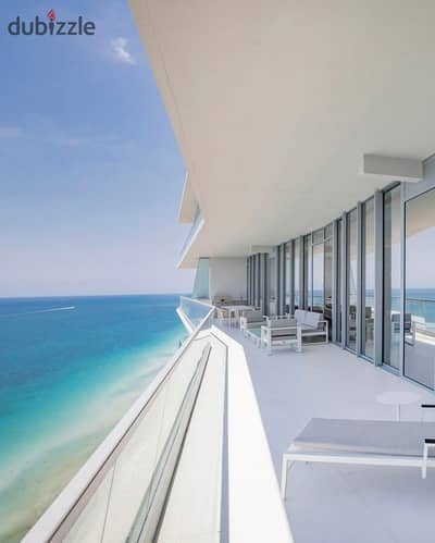 Fully hotel finished apartment with a panoramic sea view a unique investment opportunity in New Alamein Towers North Coast