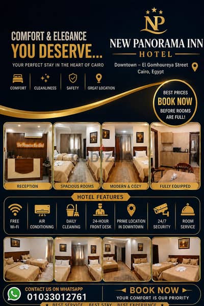 New Panorama Inn Hotel | Best Stay Rates in Downtown Cairo