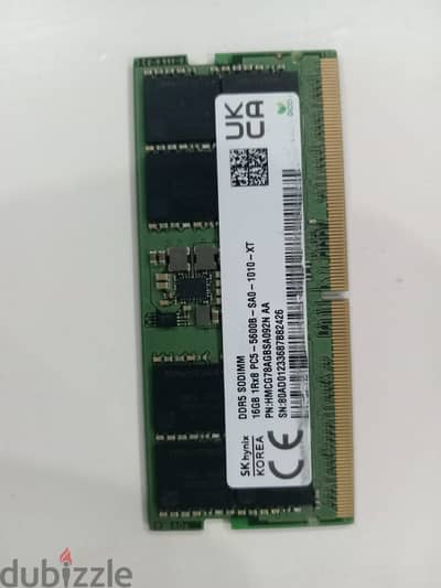 SK hynix 16GB DDR5 5600 Laptop RAM Lenovo LOQ