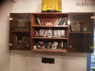 مكتبتين خشب زان