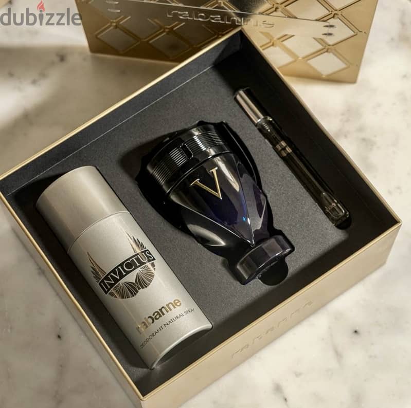Rabanne Invictus Victory Elixir Men's Gift Set 3