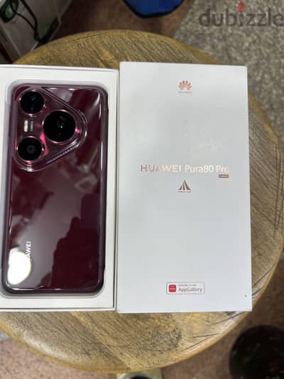 Huawei Pura 80 Pro dual sim 512/12G Red جديد