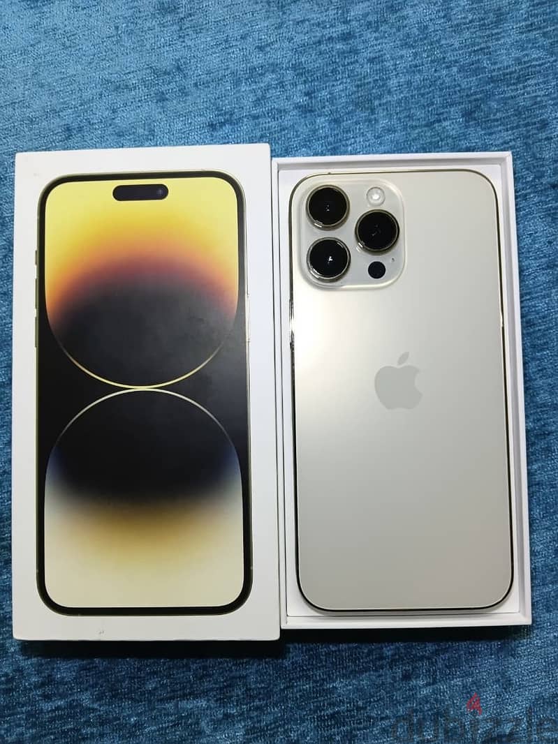 Iphone 14 pro max Gold 1