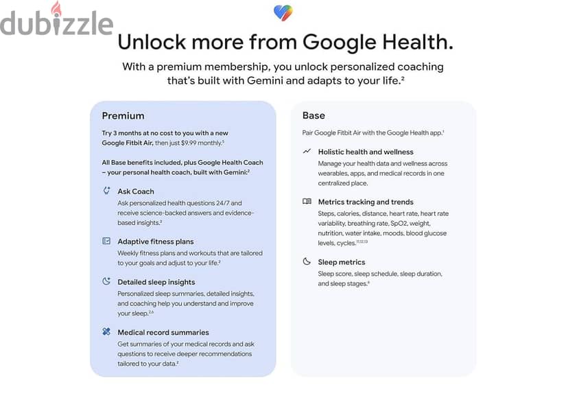 Google fit bit air 9