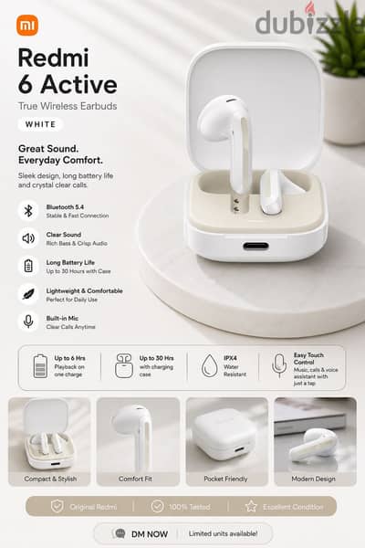Redmi buds 6 active