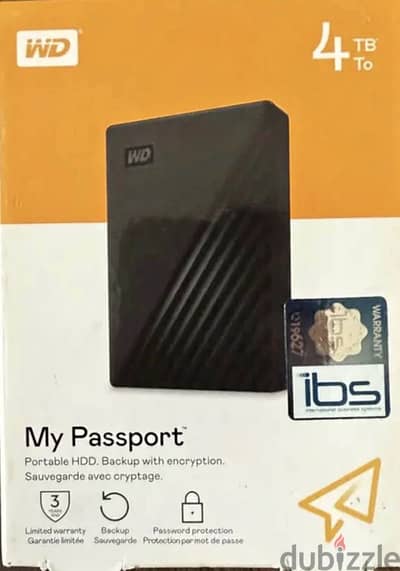 Hard 4T Passport جديد لم يستخدم