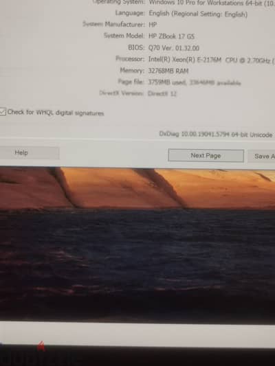 Hp zbook G3 17