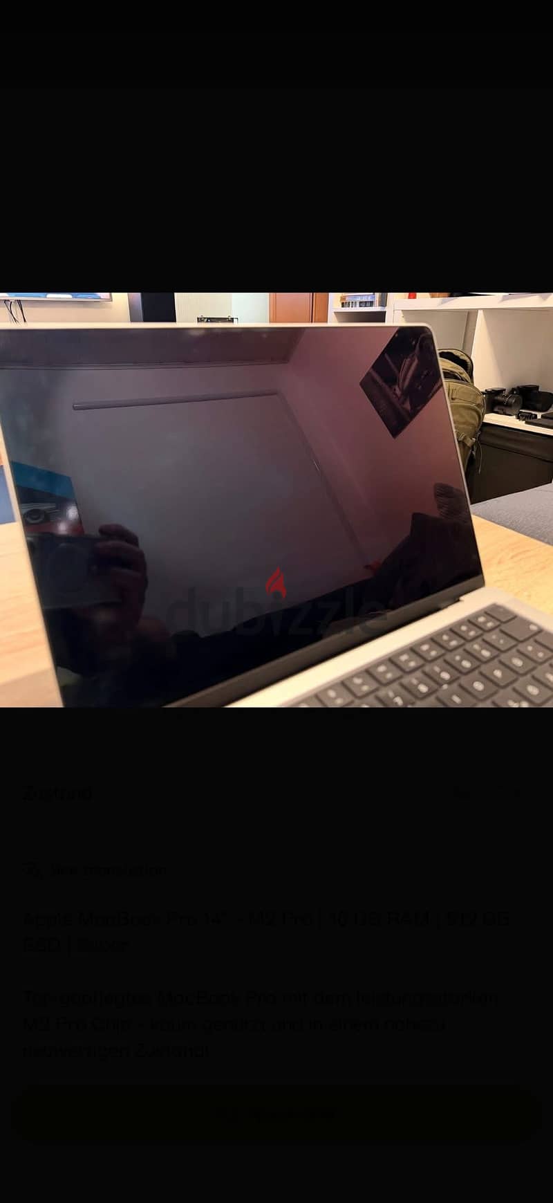 MacBook Pro 14' M2 Pro 16GB With BOX battery 97% 5