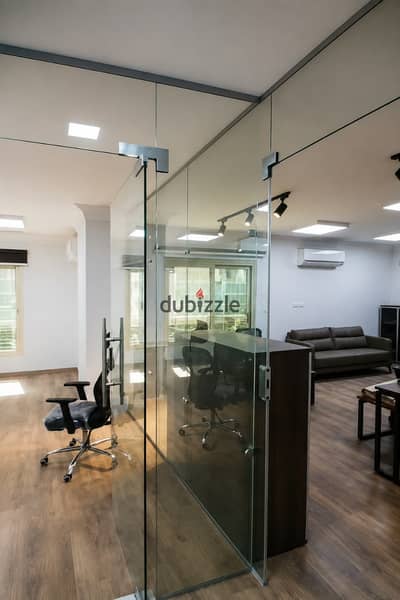 Furnished office, 5 rooms, 300 m on Muhyiddin Al-Raeesi Street