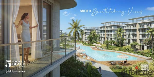 تاون هاوس للبيع في Marseilia Beach 5 Ras El Hekma – خصم 5% داخل واحدة من أفضل قرى رأس الحكمة