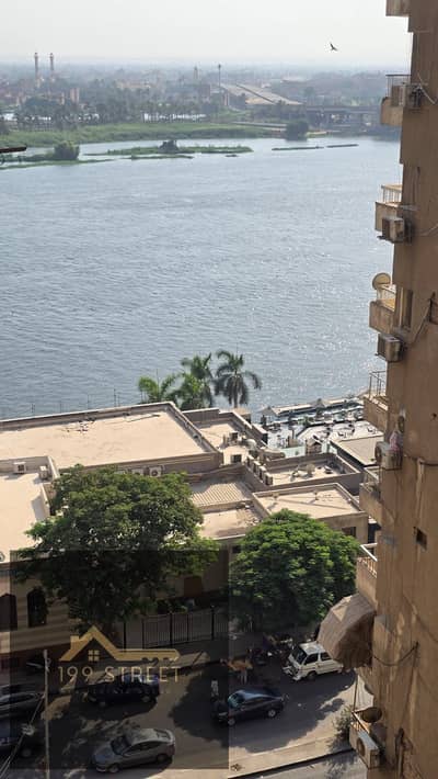 e Apartment for Sale in Police Towers, Maadi Corniche Extension, Second Row from the Nile, 11th Floor, 2 Elevators, Gas, Excellent Location