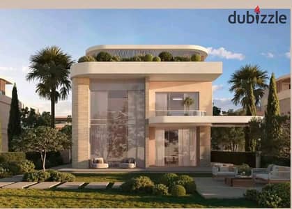 I own a standard Alwan villa in Creeks – Mujahid New Land in front of Carrefour City Center