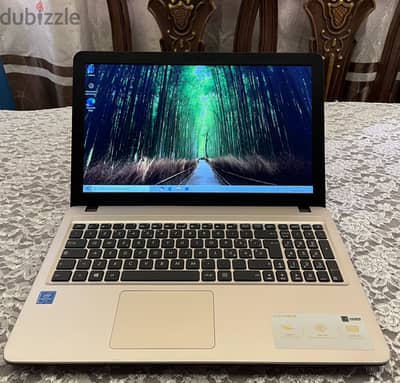 لاب توب ASUS X540NA خفيف وعملي للدراسة والتصفح بحالة ممتازة