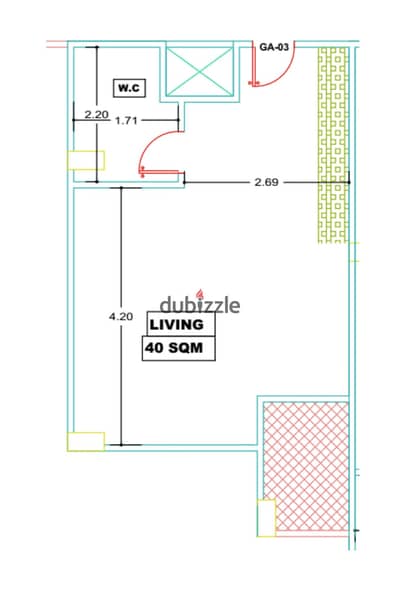 Studio Apartment for Sale – 40 m²