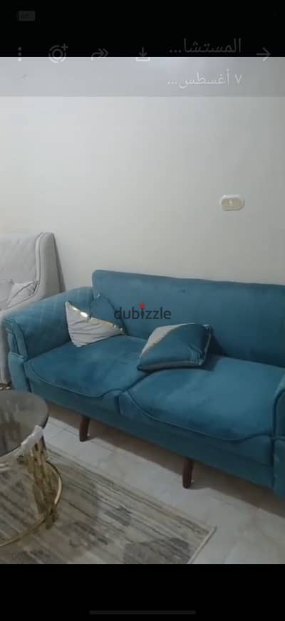 Furnished apartment for rent super lux air-conditioned two rooms required 11 thousand