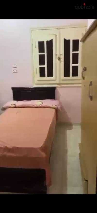 Furnished apartment for rent three rooms required 7000