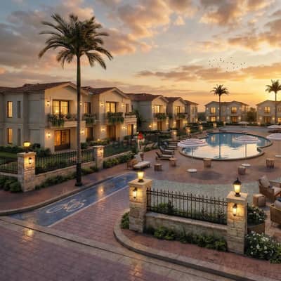 Standalone villa for sale (285 sqm) in the Green Belt area of ​​Zayed—right next to Mountain View and exactly 10 minutes from Dahshur Link Road