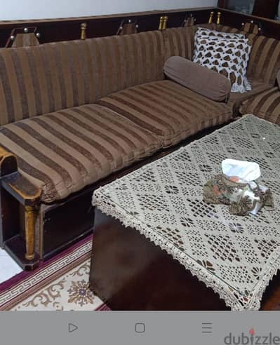 ركنة ٢ كنبة بدون الترابيزة