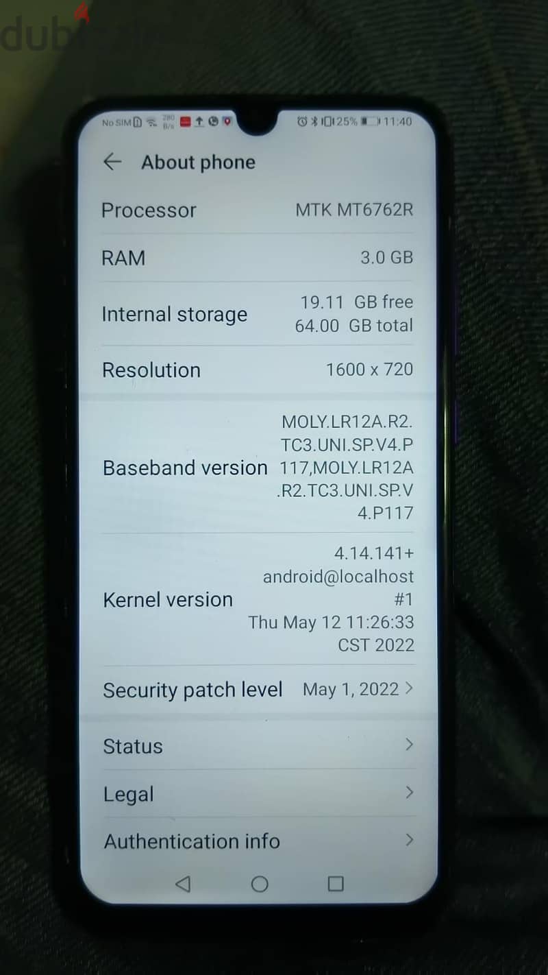 Huawei Y6P 6