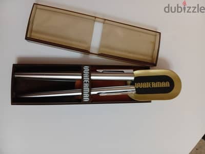 Vintage Waterman Paris Pen Set – Fountain Pen + Ballpoint – Original B