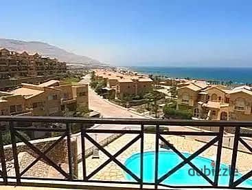 Ready to Move Chalet for Sale in La Vista topaz Ain Sokhna | Direct Sea View / pool view