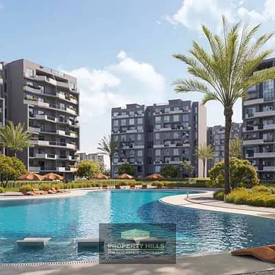 Twin House finishing view open on the lagoon next to Sodic and in front of Sphinx Airport