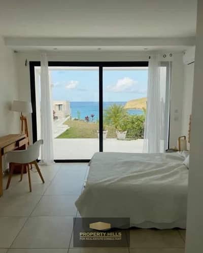 Chalet finished with air conditioning and kitchen in Sahl Hasheesh, two rooms with sea view direct