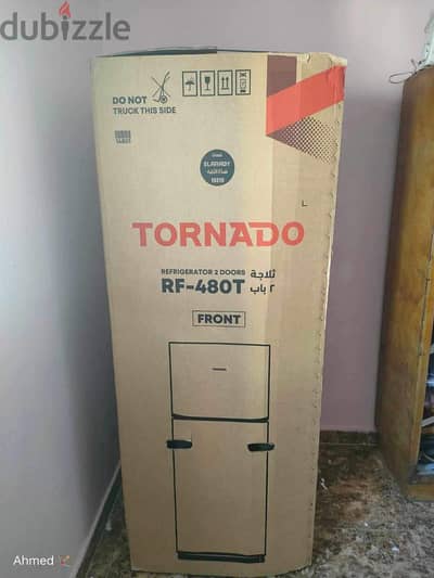 تلاجه توريندو اسود 386 لتر جديده للبيع بسعر مخفض