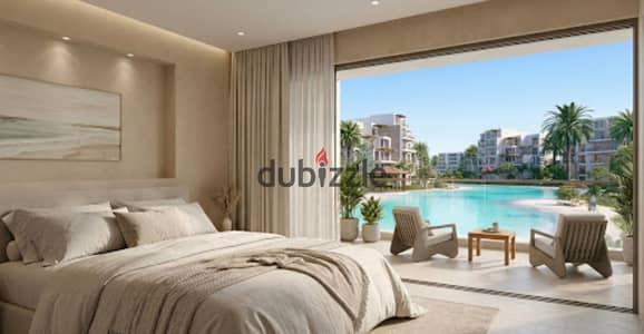 Finished chalet for sale in Shamasi, Sidi Abdel Rahman, North Coast, in installments over 9 years