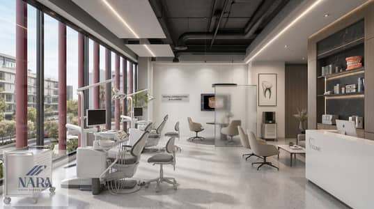 Medical Clinic for Sale Directly from Owner on the Third Floor Facing the Main Street in Sheikh Zayed - Vara Plaza Project by Nara Developments