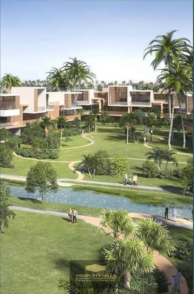 For sale, an apartment fully finished in front of Sphinx Airport next to Sodic in Marvel Al-Marasem with the longest repayment period.