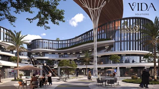Office Fully Finished for Sale – 46 sqm on Central Street Next Wadi Degla 6 October Halo Mall with 1% Down Payment and Installments Up to 10 Years
