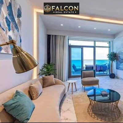 142m² fully finished apartment with sea view (ready for immediate occupancy) for sale in Mazarine Compound, New Alamein - North Coast, next to Rixos
