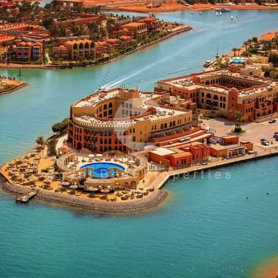 8 Months Delivery!! Chalet 2-Bedrooms_Limited Units_Open Lagoons & Full Sea View_ Fully Finished + A. C's + Kitchen Cabinets @GOUNA_RED SEA