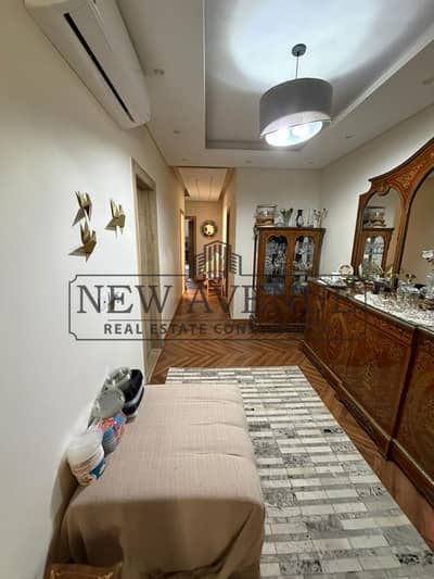 Lowest price for fully finished three bedrooms ground apartment ready to move with installments for sale fifth square ( Al Marassem )