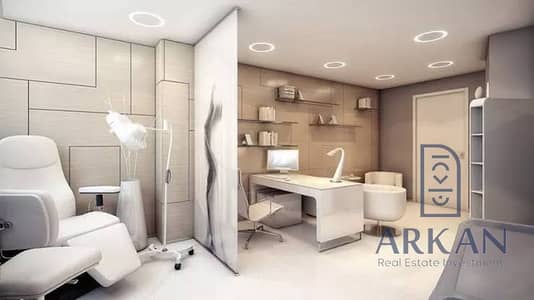 A distinctive clinic 53 meters, with a down payment of 210 thousand and a monthly installment of 21 thousand for a period of 7 years in front of Gamma School on the Italian Neighborhood Road