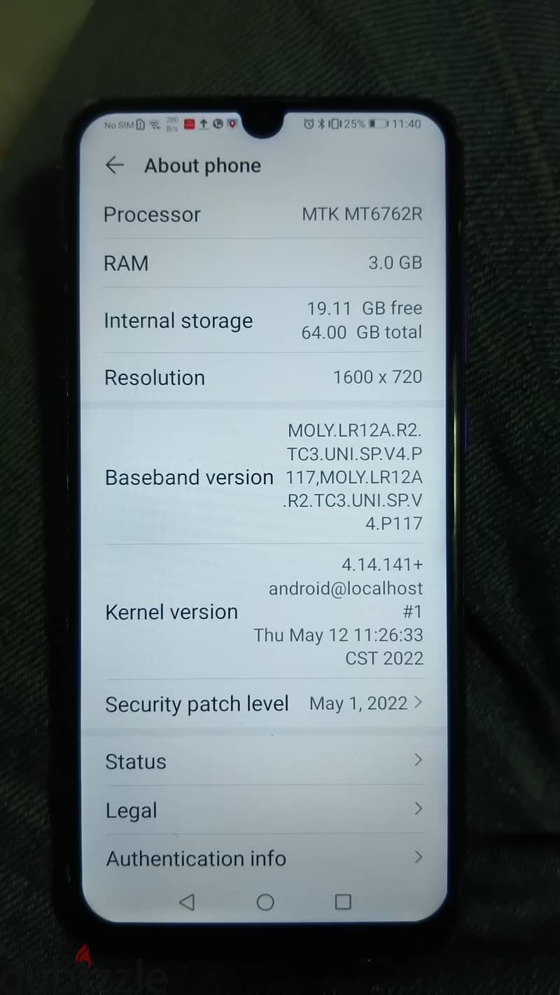 Huawei  Y6P 6